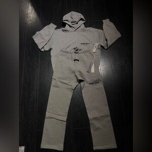 Hoodie and jogger dark oatmeal (SETS)